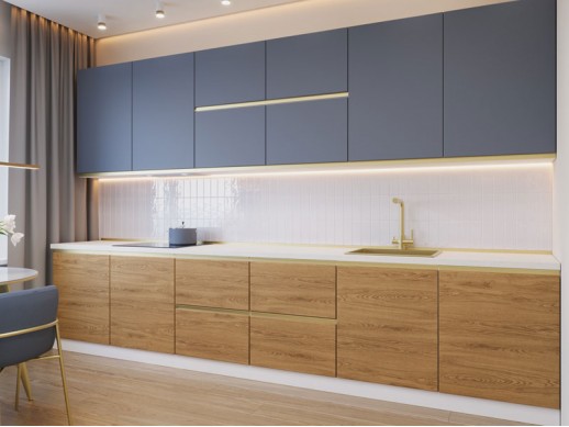 Кухня Prime Темно-синий GL