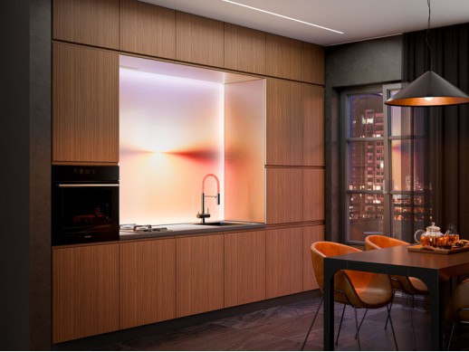 Кухня WoodLine Орех Браун V