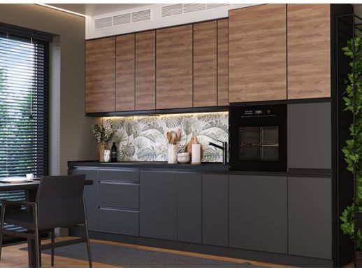 Кухня ALTA Липа + Антрацит BL