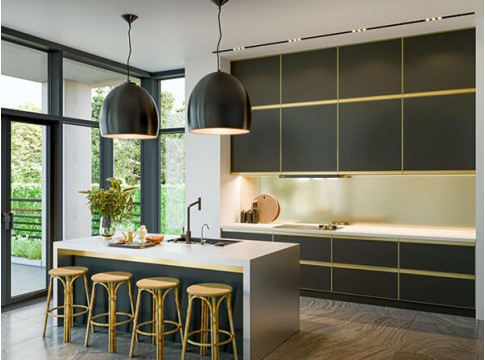 Кухня ALTA Антрацит GL