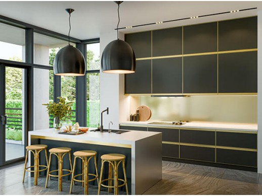 Кухня ALTA Антрацит GL