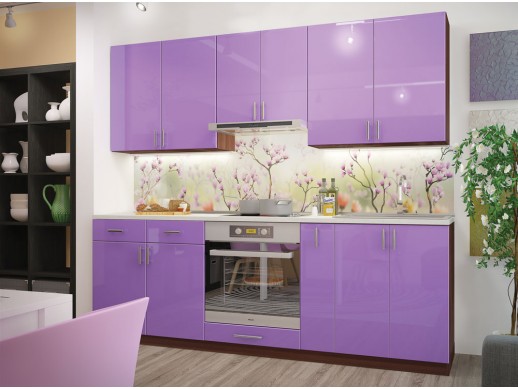 Кухня Колор-микс Сиреневый