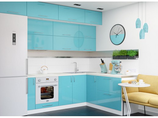 Кухня Колор-микс Мятный