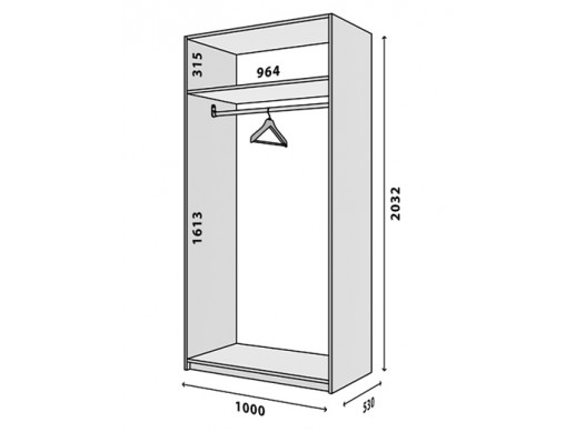 Модуль М-2 УНИ, шкаф Модус