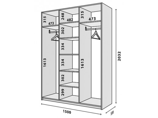 Модуль М-3, шафа Модус