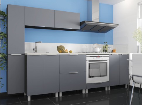 Кухня FLAT Серый AL