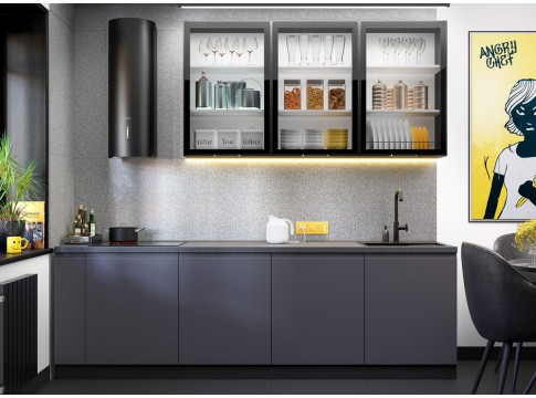 Кухня Interno Темно-сірий