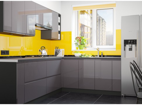 Кухня Interno Темно-сірий глянець