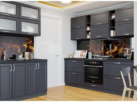 Кухня Кредо Темно-сірий