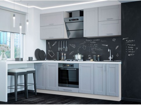 Кухня Квадро Серый