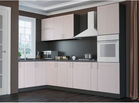 Кухня Квадро Cветло-коричневый