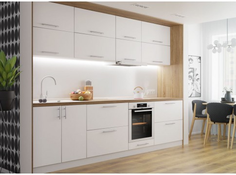 Кухня МоДа Белый Матовый