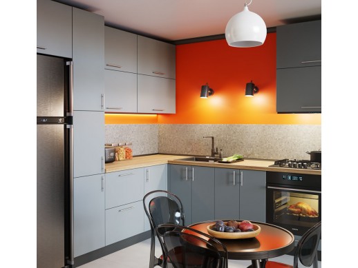 Кухня МоДа Сіро-зелений Матовий