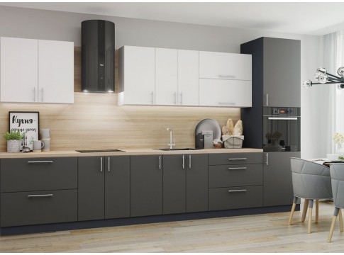 Кухня МоДа Темно-коричневый Матовый