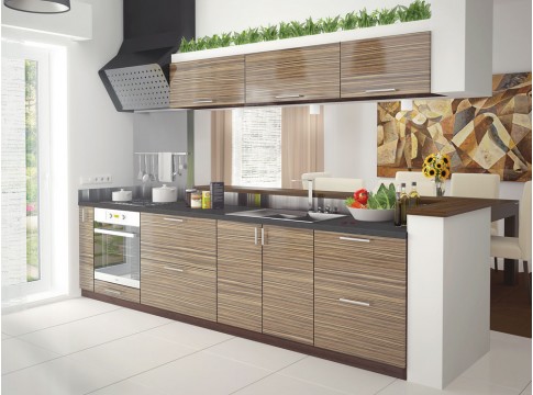 Кухня Мода Зебрано