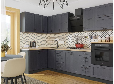 Кухня Модена Темно-серый