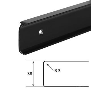 Алюм. профіль Чорний 38мм