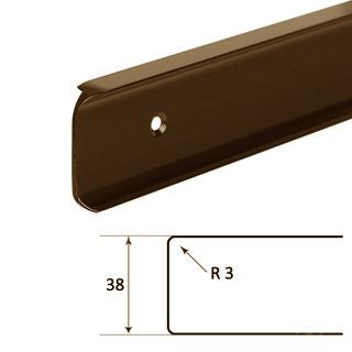 Алюм. профіль 38мм, колір по RAL
