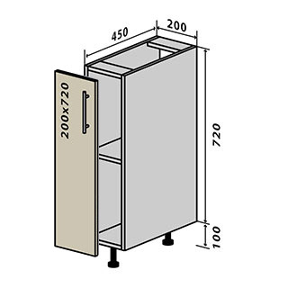 №1 Низ + фасад 20-82 Стандарт
