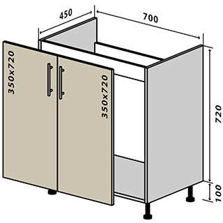№44 Низ Мийка 70-82 Стандарт