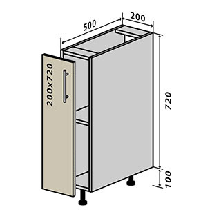 №1 Низ + фасад 20-82 Люкс