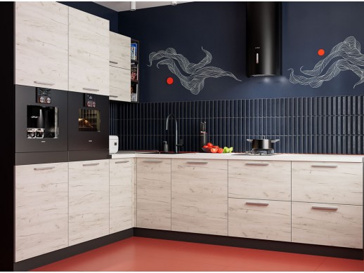 Кухня Родос Дуб крафт белый