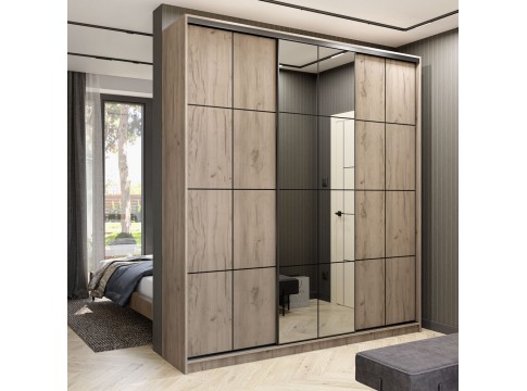 Шафа-купе Alto Дуб крафт сірий