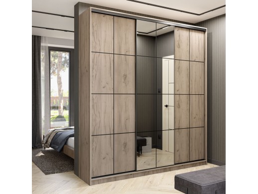Шафа-купе Alto Дуб крафт сірий
