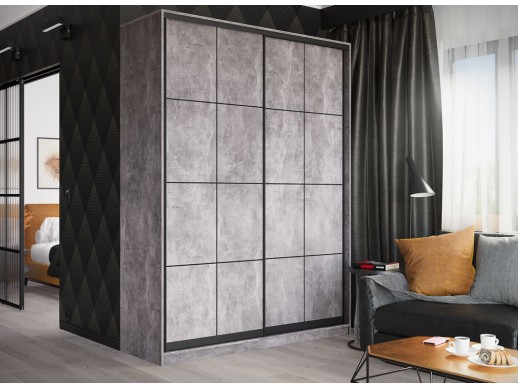 Шафа-купе Loft Бетон