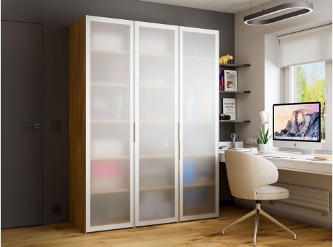 Шкаф Неаполь Стекло Сатин AL