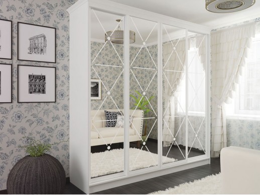 Шафа-купе Рим-Венеціано + Дзеркало декор