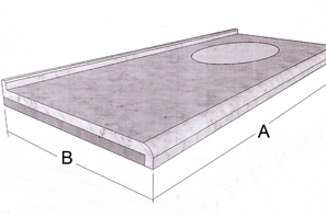 Размер столешницы