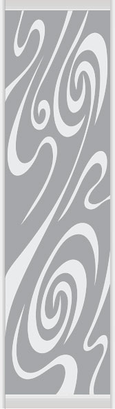 Дверное наполнение зеркало (художественное матирование) 234