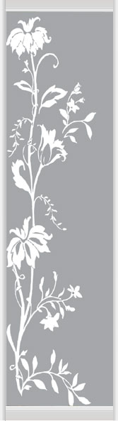 Дверное наполнение зеркало (художественное матирование) 50