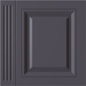 Цвет фасада Темно-Серый шкаф Марсель Вип-Мастер