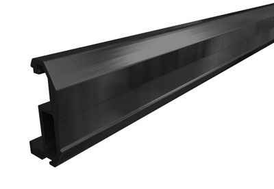 BL чорна хромована алюмінієва розсувна система