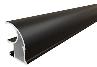 BL алюмінієва розсувна система в кольорі Чорний