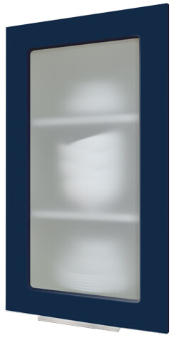 Кухня Flat темно-синий