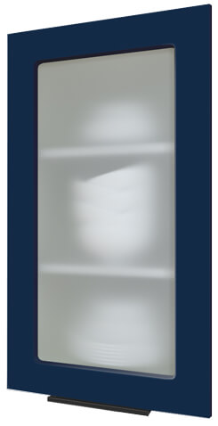 Кухня Flat темно-синий