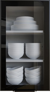 Кухня Flat Витрина алюминиевая BL