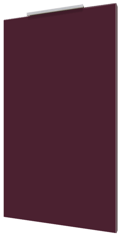 Кухня Flat бордо