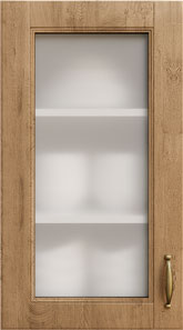 Кухня Грация Дуб медовий вітрина