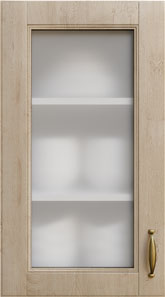 Кухня Грация Дуб ячмінний вітрина