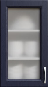 Кухня Кредо Витрина Темно-синий