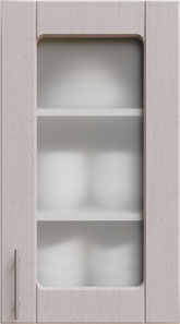 Кухня Квадро Витрина Слоновая кость