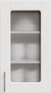 Кухня Квадро Витрина Белый