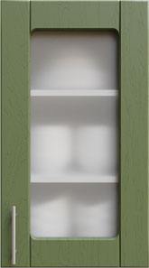 Кухня Квадро Витрина Темно-зеленый