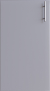 Кухня Мода Светло-серый матовый