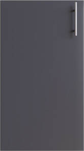 Кухня Мода Темно-серый матовый