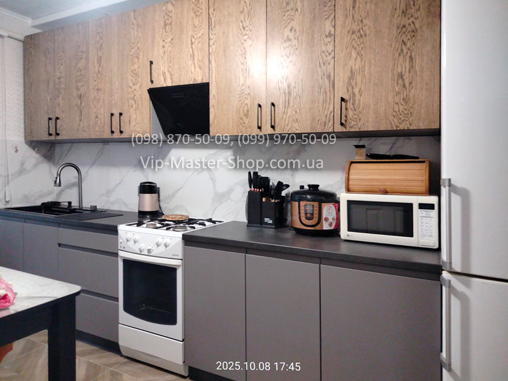 Фото Кухня верх Sonata + низ Interno